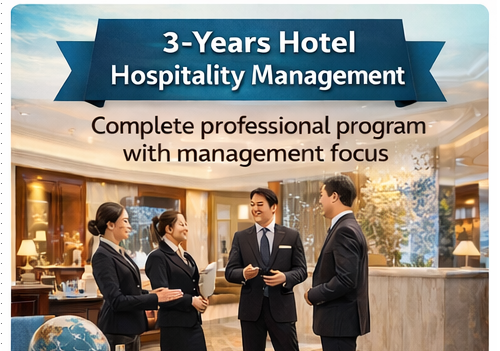 3-Years Hotel and Hospitality Management